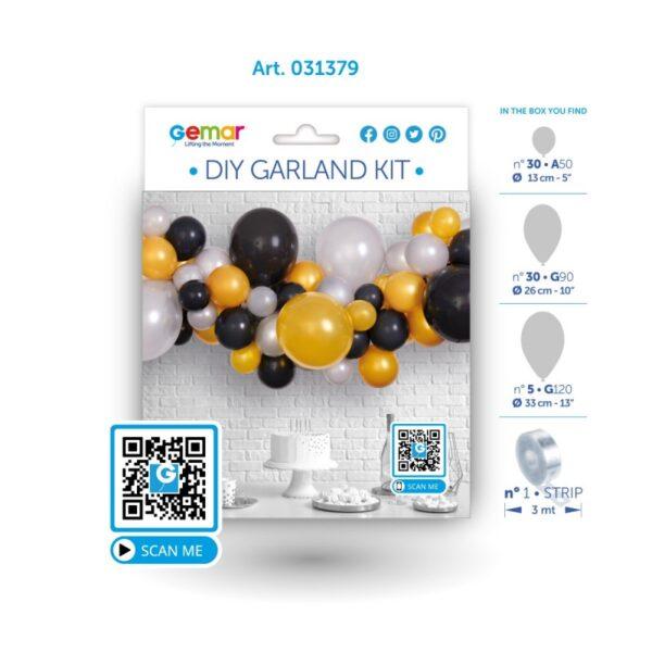 diy-garland-kit-black-silver-gold